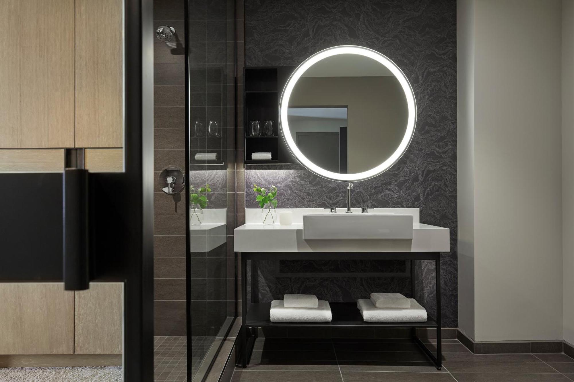 King Room with Mobility Accessible Roll-In Shower